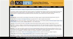 Desktop Screenshot of acshpri.org